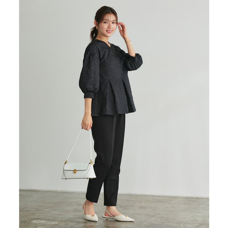 美品✨ビアズリー レオパード ジャガード キュロット ベージュ ブラック フリー フレディ アンド グロスター FREDY & GLOSTER レオパード＋