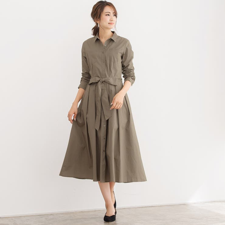 col pierrot コルピエロ　ロング　シャツワンピース Col Pierrot/コルピエロ】SILK WASHABLE ワンピース（ワンピース