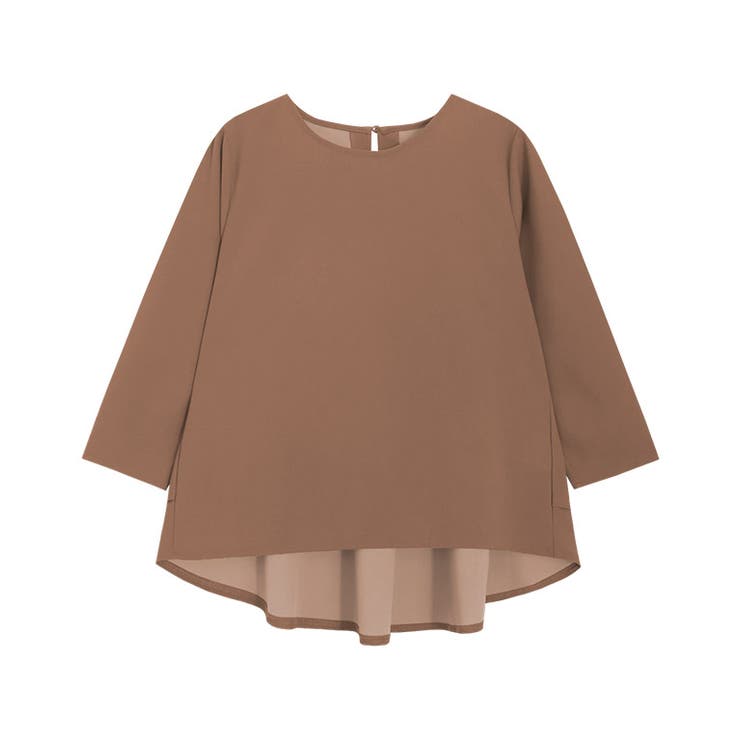 キャメル | バックフレアデザインTブラウス 春 ブラウス | Pierrot