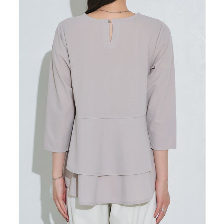 バックフレアデザインTブラウス 春 ブラウス | Pierrot | 詳細画像14 