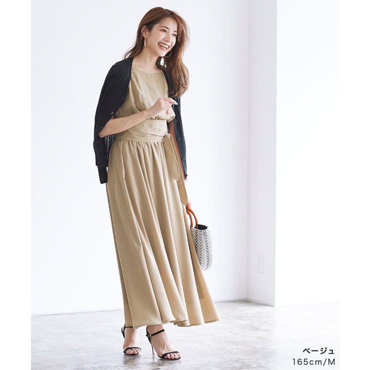 セオリー ワンピース ノースリーブ カシュクール ドッキング グレージュ P Theory luxe（セオリーリュクス）公式通販サイト
