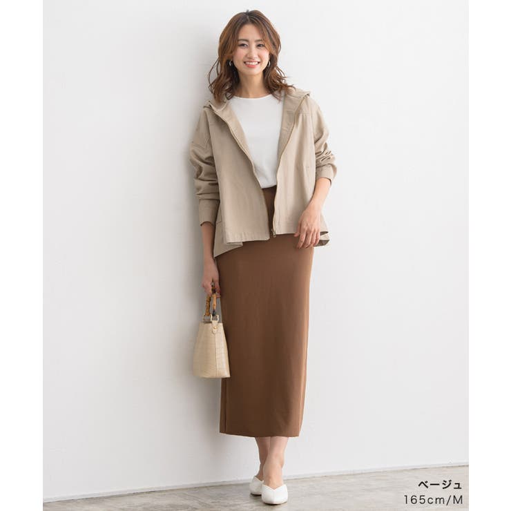 【新品】Spring　Ａラインバックフレアツイルマウンテンパーカー　KHAKI 新品】Spring Aラインバックフレアツイルマウンテンパーカー KHAKI