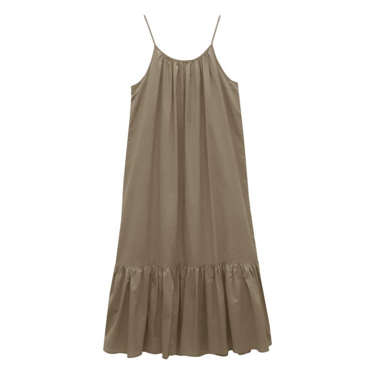 モカベージュ | ギャザーキャミワンピース ワンピース キャミワンピース キャミワンピ | Pierrot