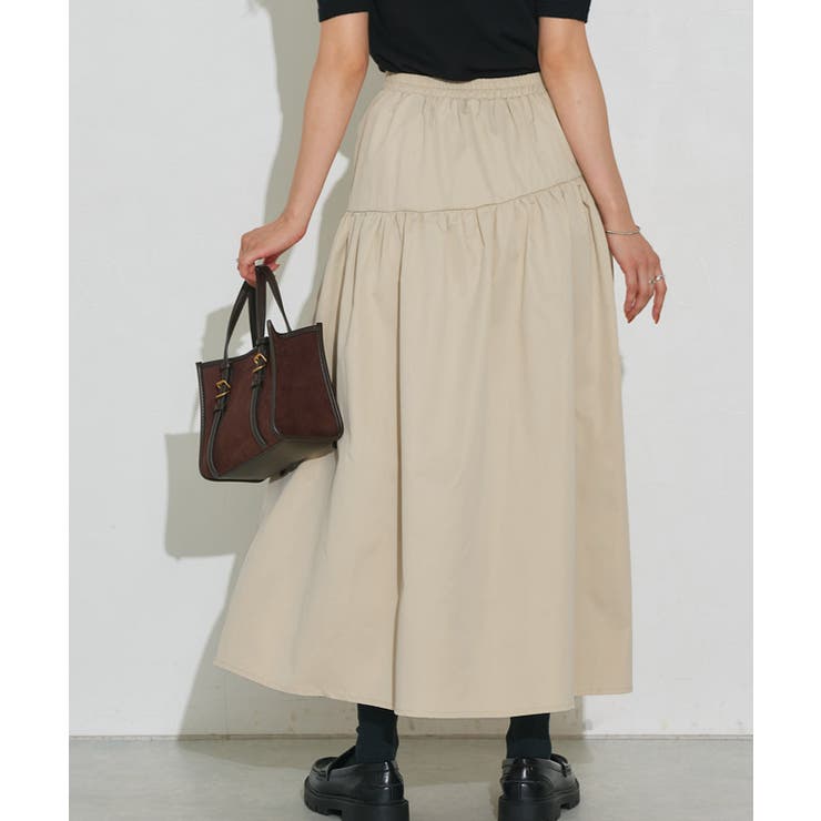切り替えフレアスカート ロングスカート フレアスカート | Pierrot | 詳細画像8 