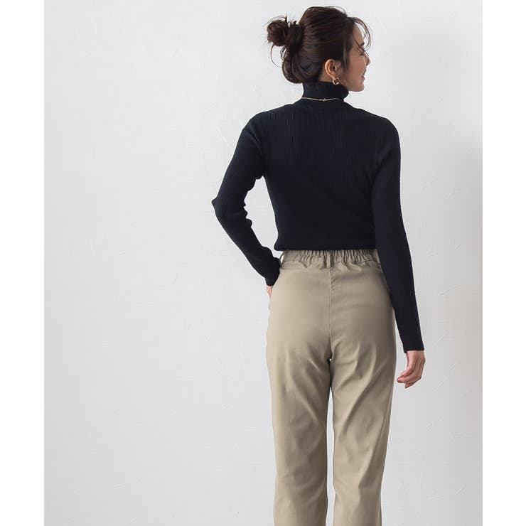 裏微起毛テーパードパンツ パンツ テーパードパンツ 裏微起毛