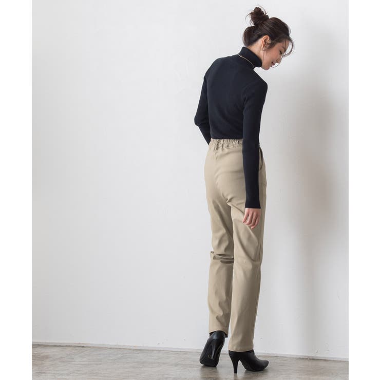 裏微起毛テーパードパンツ パンツ テーパードパンツ 裏微起毛