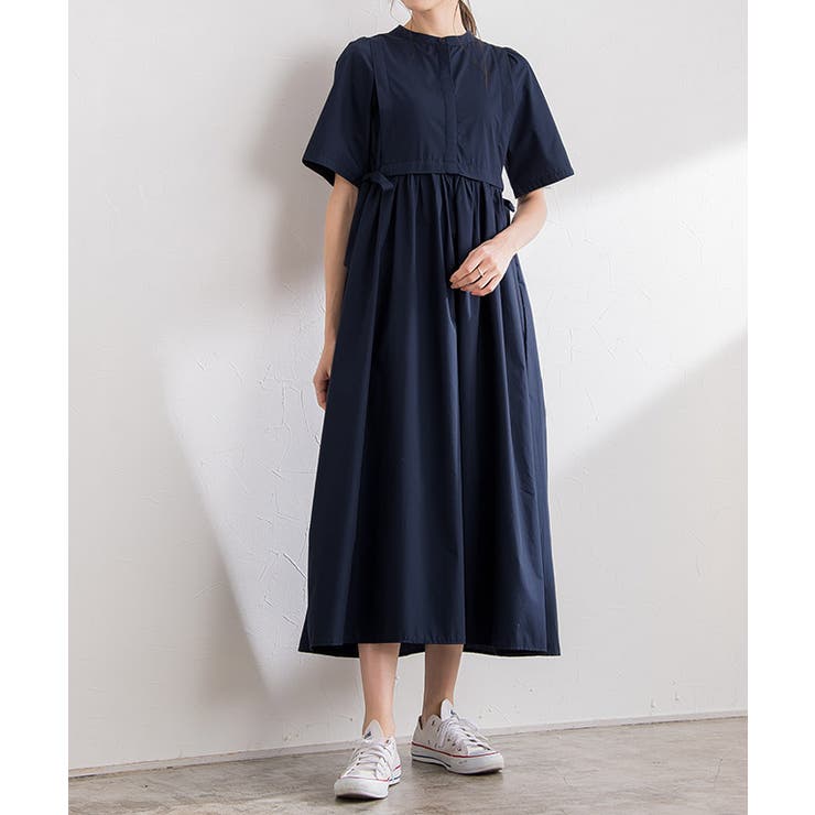 半袖シャツワンヒース ワンピース シャツワンピース[品番