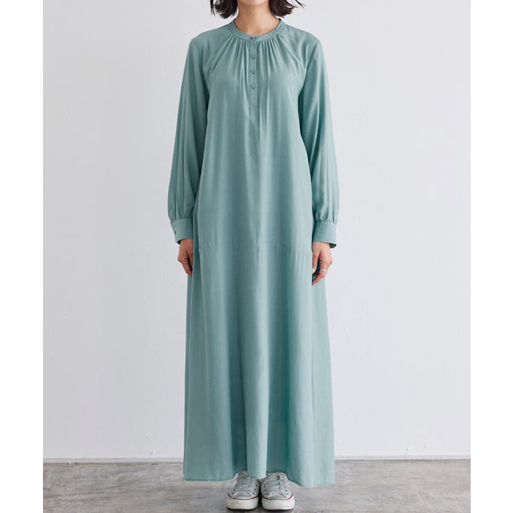 バンドカラーフレアシャツワンピース  ワンピース | Pierrot | 詳細画像9 