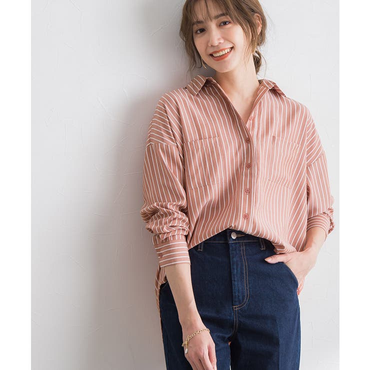Amijakany ストライプシャツ K0114 - FavFab －”かわいい