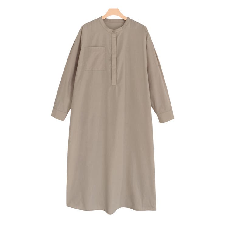 ロングシャツワンピース ワンピース シャツワンピース[品番