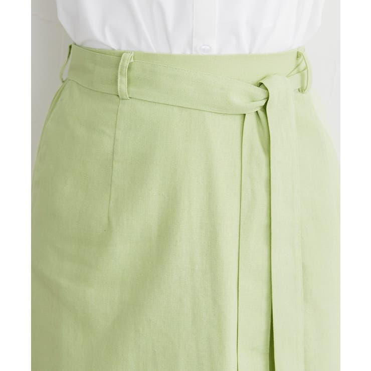 リネン混ロングスカート スカート ロング | Pierrot | 詳細画像5 