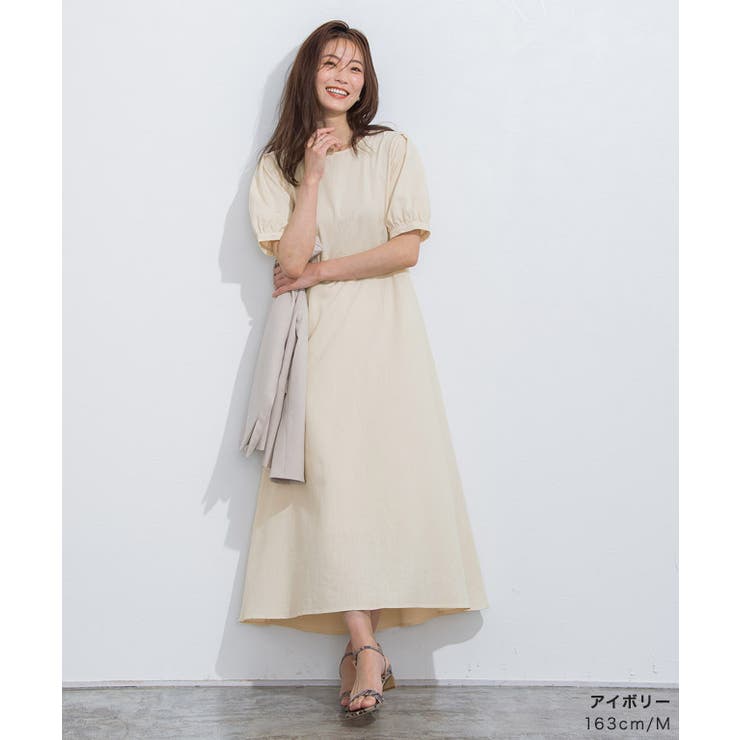 凛とした軽やかさを纏う HERMES Robe Polo ワンピース セール】 MISSION DOUBLECLOTH襟付きワンピース （ロング
