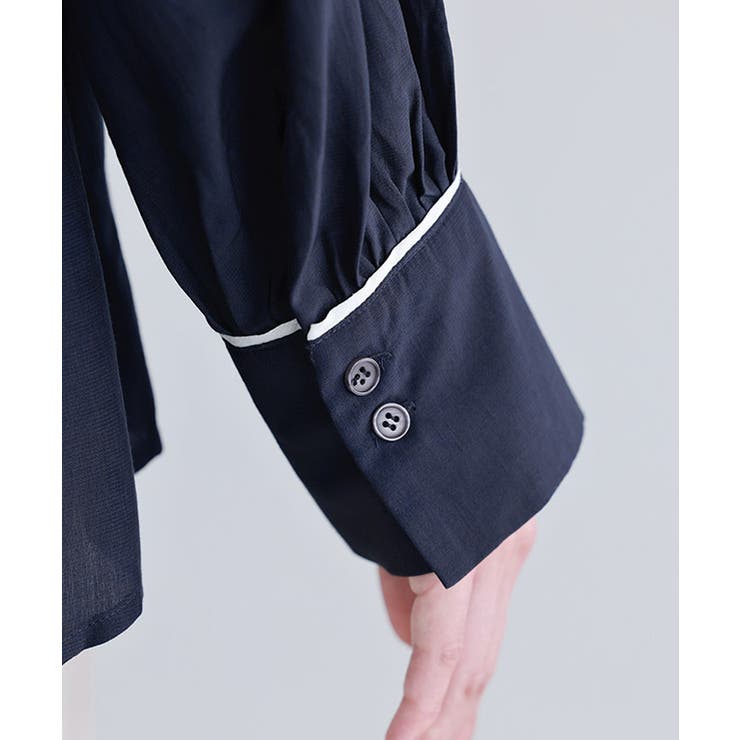 ブザムライナーデザインブラウス ブラウス ブザムデザイン | Pierrot | 詳細画像5 