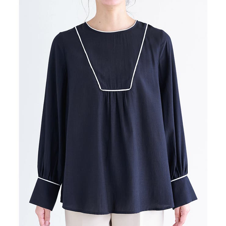 ブザムライナーデザインブラウス ブラウス ブザムデザイン | Pierrot | 詳細画像6 