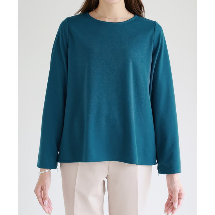 2wayポンチスリットスリーブプルオーバー カットソー ポンチ素材 | Pierrot | 詳細画像5 