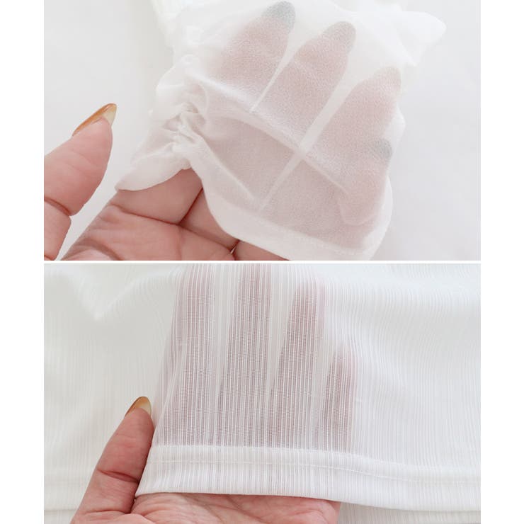 シアーカフスボトルネックトップス トップス シアー | Pierrot | 詳細画像8 