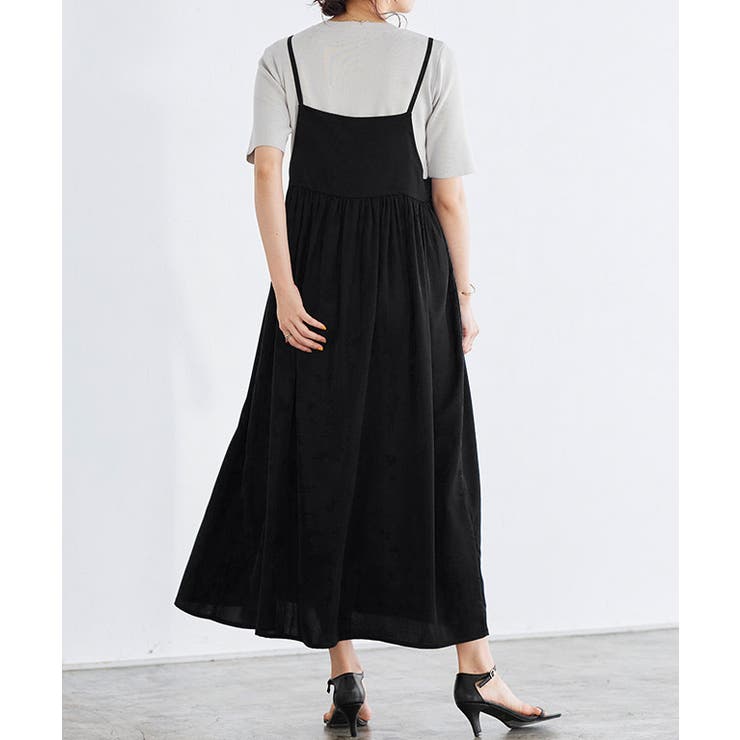 2wayギャザー切り替えキャミワンピース キャミワンピ キャミワンピース | Pierrot | 詳細画像9 