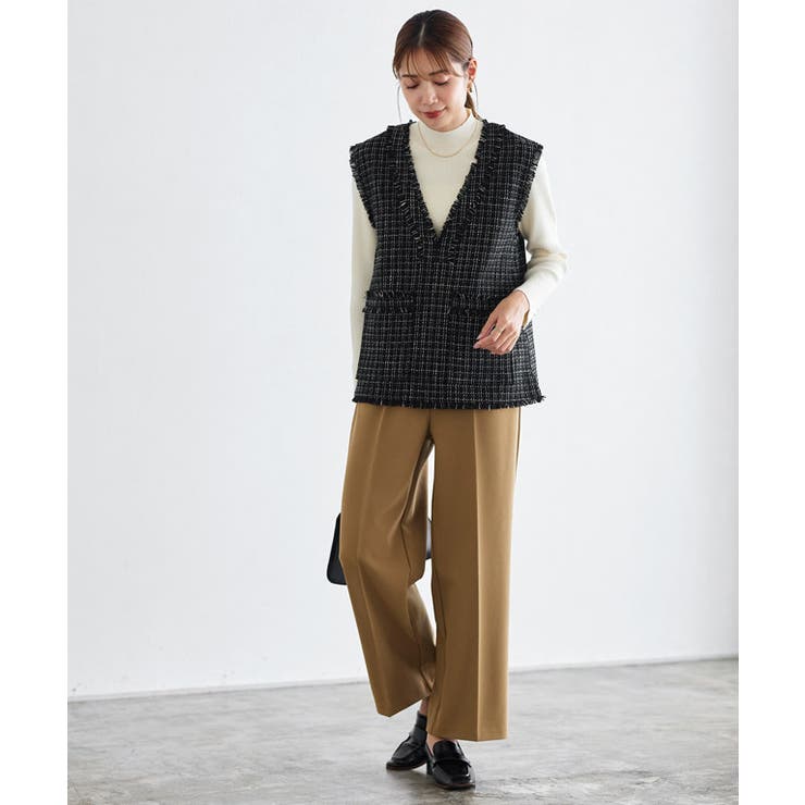 Original Yarn Tweed Vest（スーツベスト）｜L'Appartement