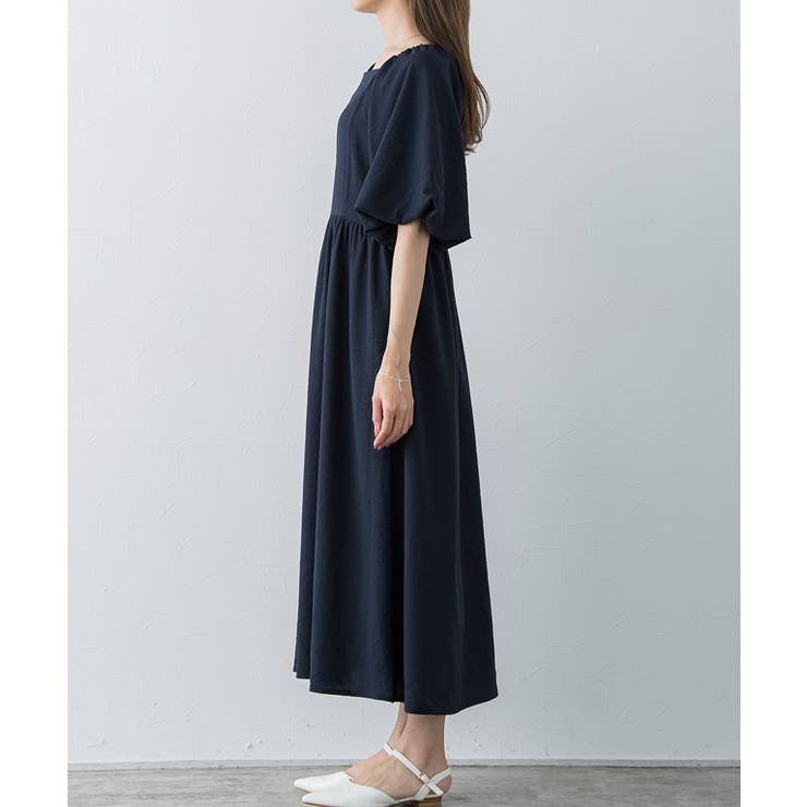 リップルボリュームパフスリーブワンピース ワンピース パフスリーブ | Pierrot | 詳細画像8 