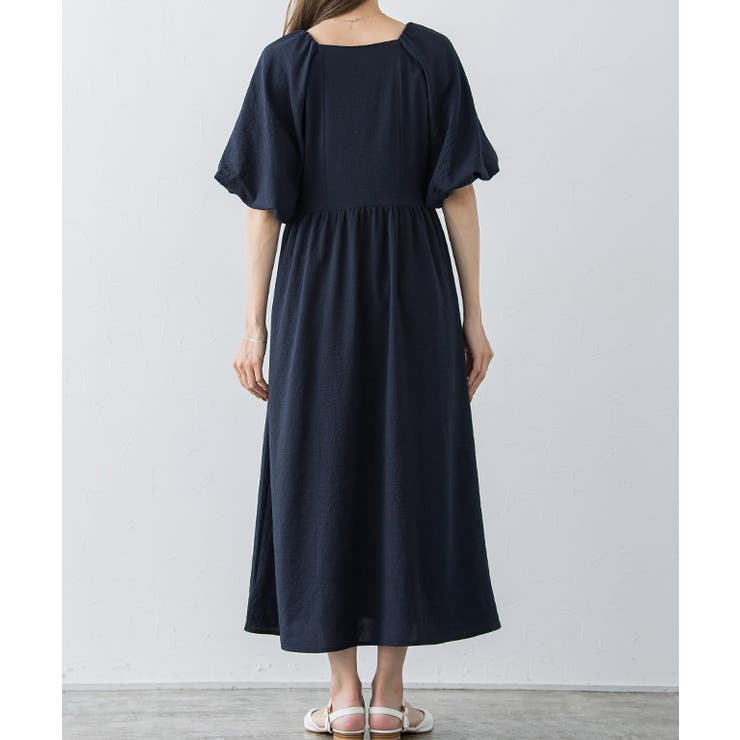 リップルボリュームパフスリーブワンピース ワンピース パフスリーブ | Pierrot | 詳細画像9 