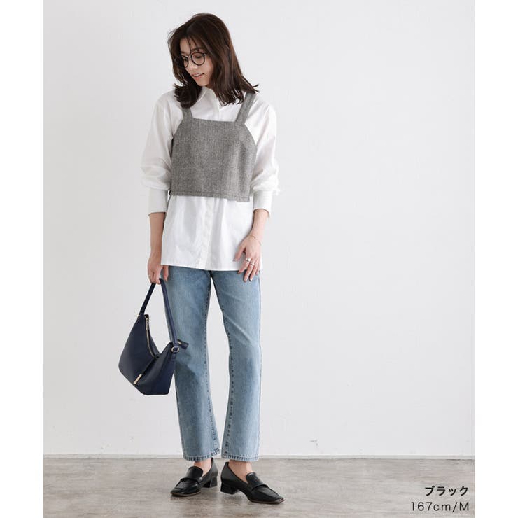 ヘリンボーンビスチェセットアップ セットアップ ビスチェ[品番