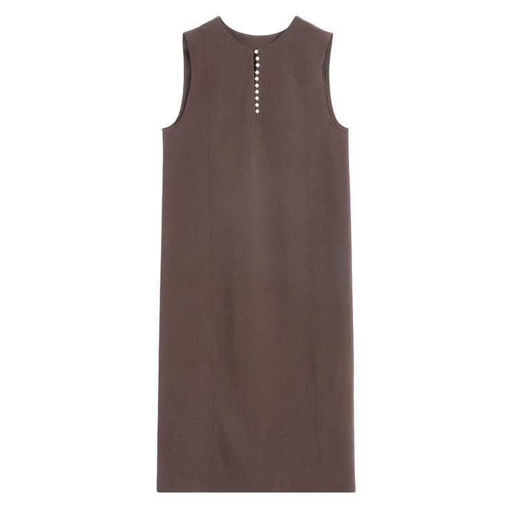 ブラウン | 2wayパールデザインジャンパースカート ジャンパースカート 2way | Pierrot