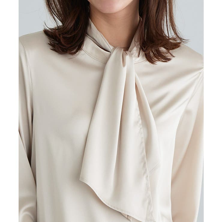 タイデザインブラウス ブラウス タイデザイン | Pierrot | 詳細画像4 