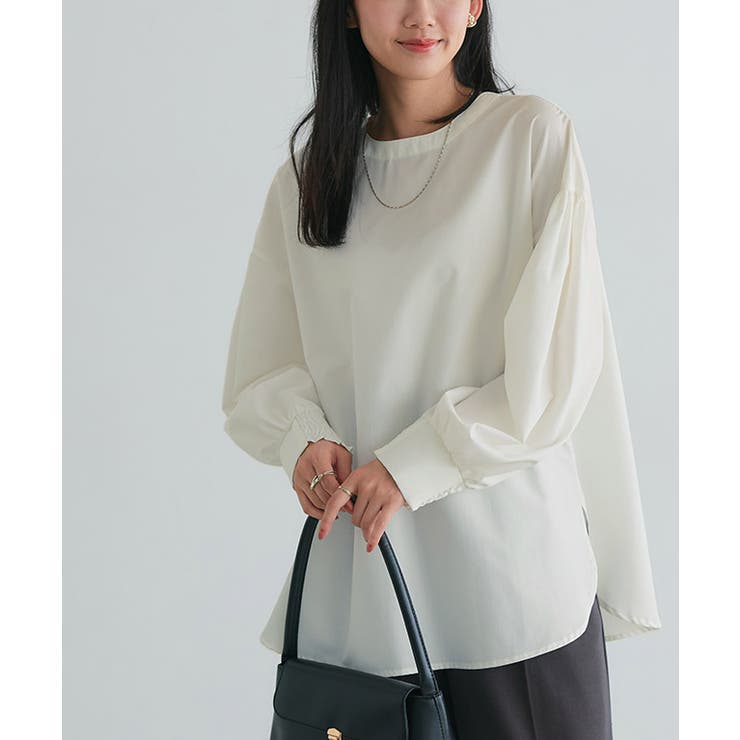 アイボリー | 2wayパールボタンブラウス ブラウス パールボタン | Pierrot