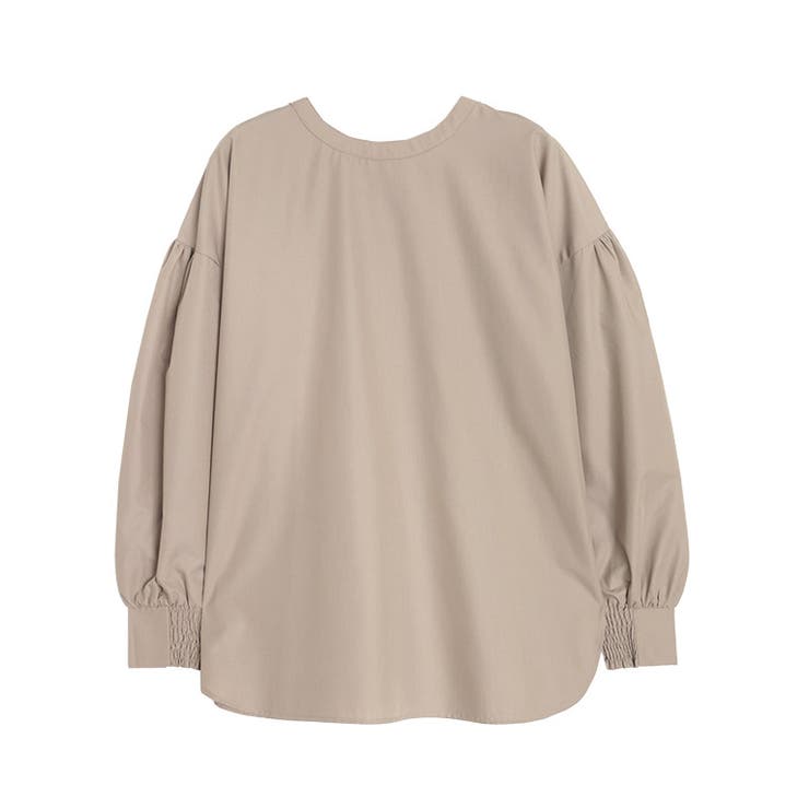 ベージュ | 2wayパールボタンブラウス ブラウス パールボタン | Pierrot