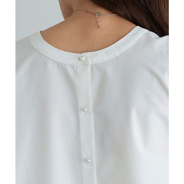 2wayパールボタンブラウス ブラウス パールボタン | Pierrot | 詳細画像6 