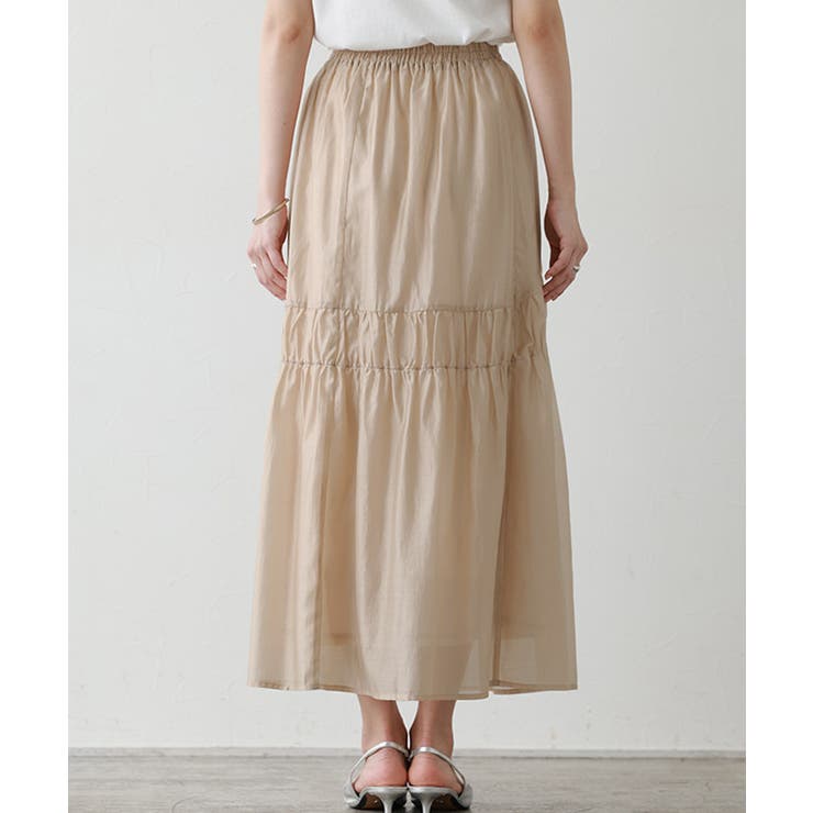 シャーリングギャザースカート スカート ギャザー | Pierrot | 詳細画像7 