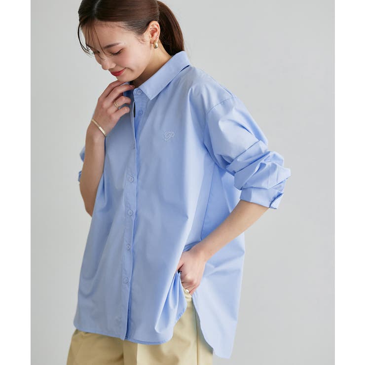 刺繍ロゴシャツ シャツ 刺繍 | Pierrot | 詳細画像28 