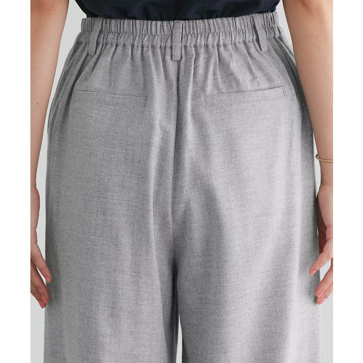 サマーヘリンボーンパンツ サマーパンツ ヘリンボーン柄 | Pierrot | 詳細画像6 