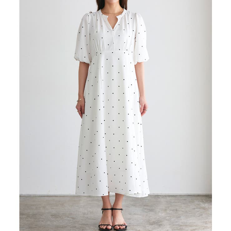 リップルドットフレアワンピース ワンピース リップル | Pierrot | 詳細画像6 