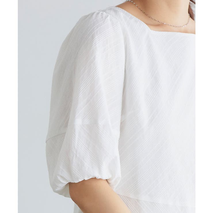 ストライプスクエアネックワンピース ワンピース スクエアネック | Pierrot | 詳細画像6 