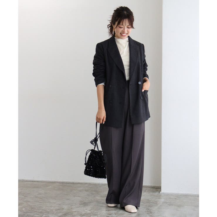 チュールハイネックカットソー カットソー ハイネック[品番