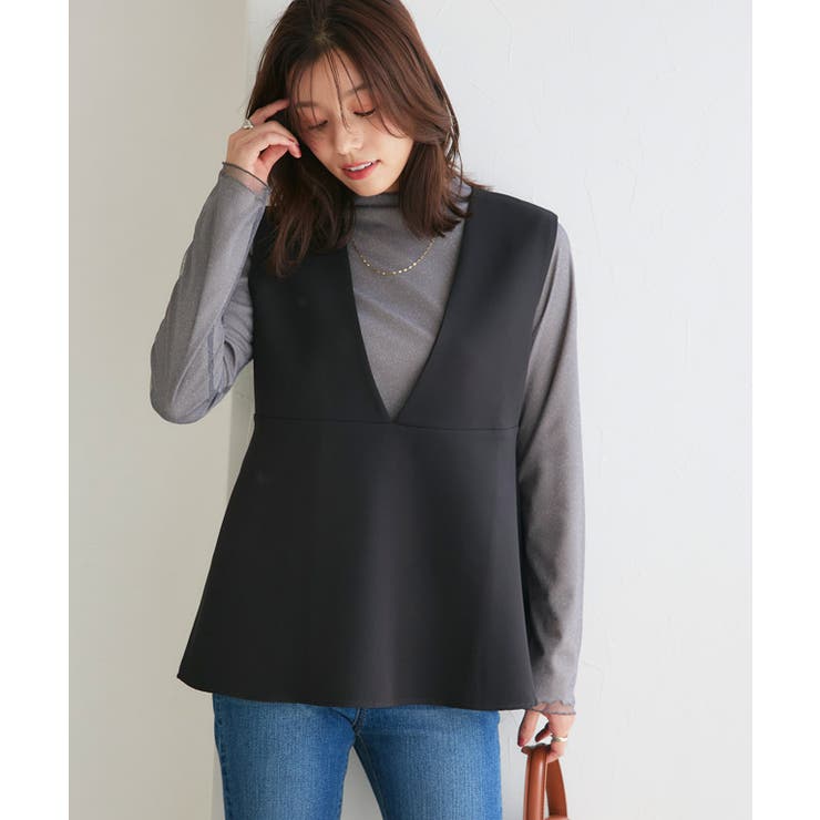 チョゲピシャルレリブハイネックカットソーLサイズ2枚 チョゲピ様専用シャルレリブハイネックカットソーLサイズ2枚