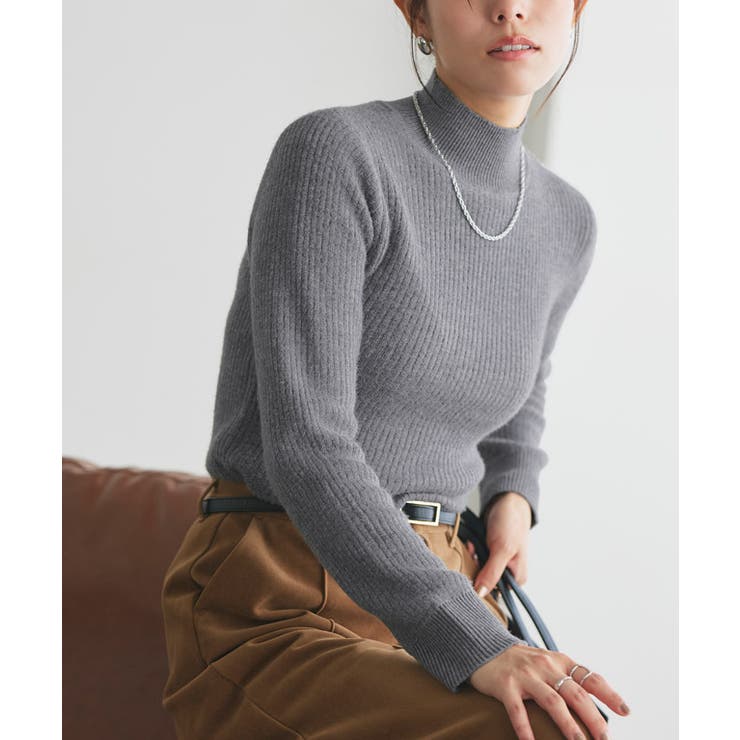 裏シャギーハイネックリブニット ニット 裏シャギー | Pierrot | 詳細画像15 