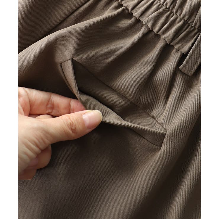 細見えタックワイドパンツ パンツ ワイド | Pierrot | 詳細画像10 