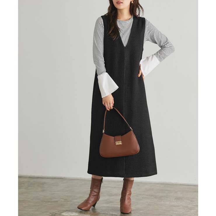 2wayツイードジャンパースカート ジャンパースカート ジャンスカ[品番