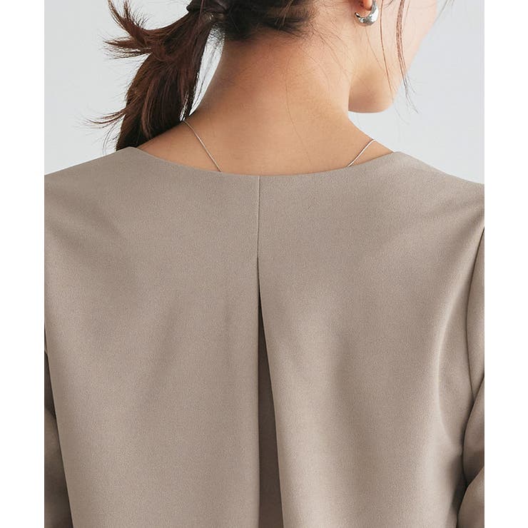 裏微起毛キーネックボリュームスリーブブラウス ブラウス 裏起毛 | Pierrot | 詳細画像6 