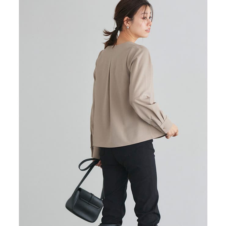 裏微起毛キーネックボリュームスリーブブラウス ブラウス 裏起毛 | Pierrot | 詳細画像25 