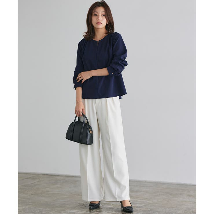 裏微起毛キーネックボリュームスリーブブラウス ブラウス 裏起毛 | Pierrot | 詳細画像30 