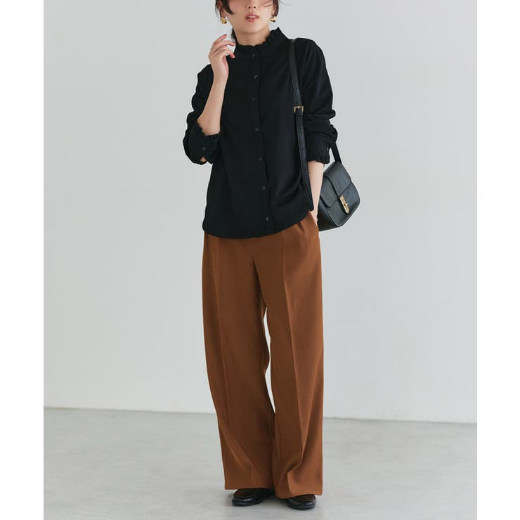 裏微起毛フリルネックブラウス ブラウス 裏起毛 | Pierrot | 詳細画像23 