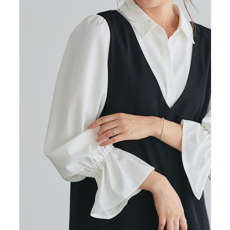 オフホワイト | キャンディスリーブシャツ シャツ キャンディスリーブ | Pierrot