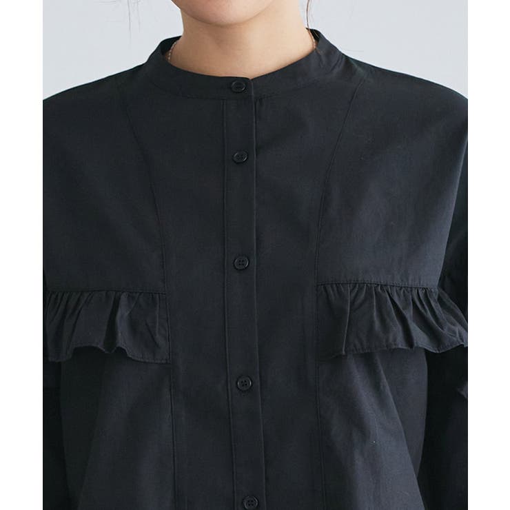 フリルチュニックブラウス ブラウス チュニック丈 | Pierrot | 詳細画像4 
