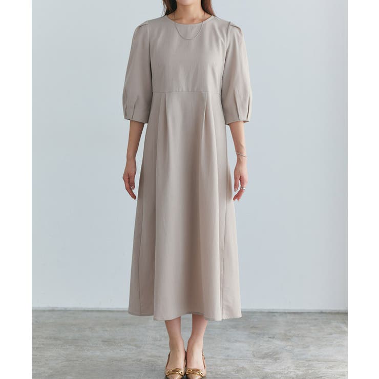 ウエストタックフレアワンピース ワンピース ウエストタック | Pierrot | 詳細画像7 