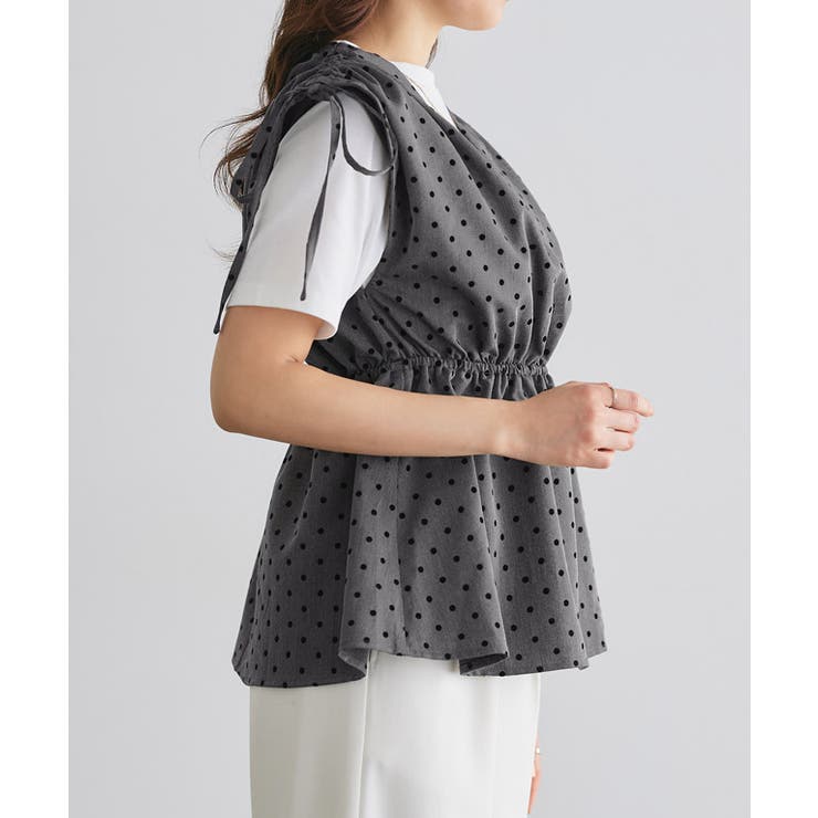 ペプラムビスチェトップス ビスチェ ペプラムシルエット | Pierrot | 詳細画像7 