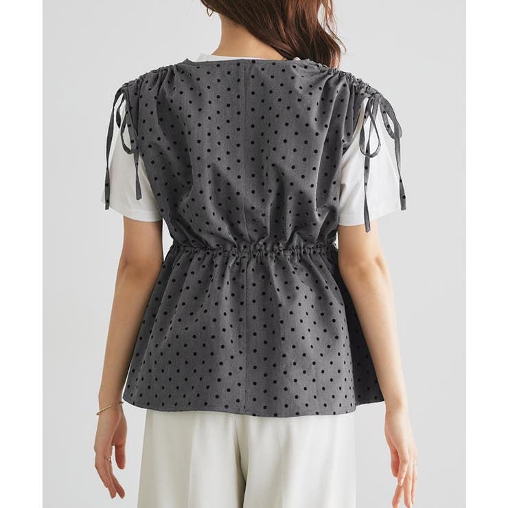 ペプラムビスチェトップス ビスチェ ペプラムシルエット | Pierrot | 詳細画像8 