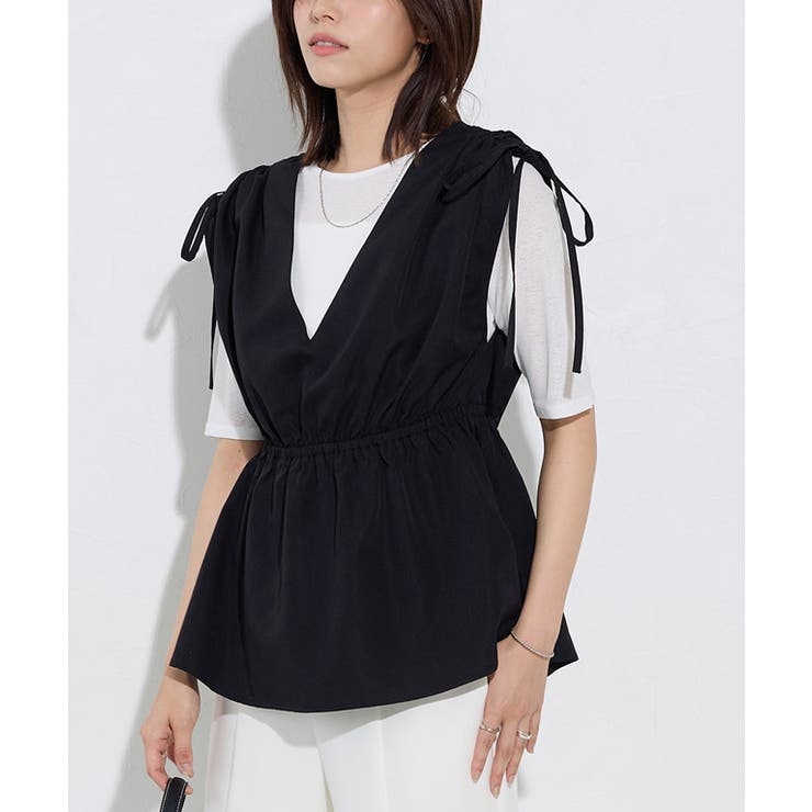 ペプラムビスチェトップス ビスチェ ペプラムシルエット | Pierrot | 詳細画像25 